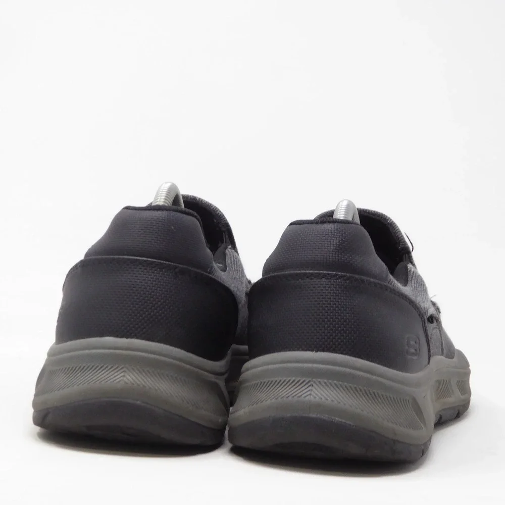 Skechers Cohagen Mens Slip On Shoes Black Relaxed Fit Memory Foam 9.5
